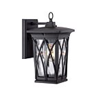Quoizel Lighting GVR8406K 1 Light Mystic Black 100W Grover Outdoor Lantern
