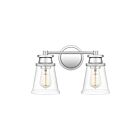 Quoizel Lighting HAV8615C 1 Light Polished Chrome 100W Haverfield Bath Light