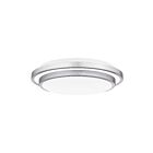 Quoizel Lighting IVG1614BRA Brushed Aluminum Irving LED Semi-LED Flush Mount