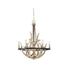 Quoizel Lighting JR5006EK 6 Lights Earth Black 360W Journey Chandelier