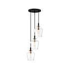 Quoizel Lighting JUN2703EK 3 Lights Earth Black 300W June Pendant