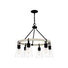 Quoizel Lighting KGB5029EK 6 Lights Earth Black 600W Kingsbridge Chandelier