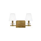 Quoizel Lighting KLS8616WS 1 Light Weathered Brass 60W Kelsey Glen Bath Light