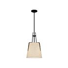 Quoizel Lighting LOA1512MBK 1 Light Matte Black 100W Leona Mini Pendant