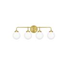 Quoizel Lighting LRY8632Y 4 Lights Satin Brass 240W Landry Bath Light