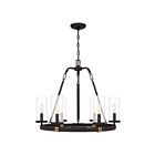 Quoizel Lighting LSB5026OZ 6 Lights Old Bronze 360W Lisbon Chandelier