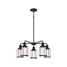 Quoizel Lighting LUD5026EK 5 Lights Earth Black 500W Ludlow Chandelier