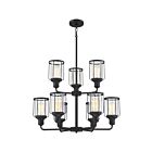 Quoizel Lighting LUD5028EK 9 Lights Earth Black 900W Ludlow Chandelier