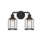 Quoizel Lighting LUD8615EK 2 Lights Earth Black 200W Ludlow Bath Light