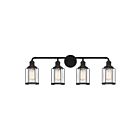 Quoizel Lighting LUD8634EK 4 Lights Earth Black 400W Ludlow Bath Light