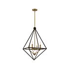 Quoizel Lighting LVR5204WT 4 Lights Western Bronze 240W Louvre Pendant