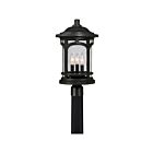 Quoizel Lighting MBH9011K 3 Lights Mystic Black 180W Marblehead Outdoor Lantern