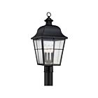Quoizel Lighting MHE9010K 3 Lights Mystic Black 180W Millhouse Outdoor Lantern
