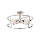 Quoizel Lighting NHR1718BN 4 Lights Brushed Nickel 240W New Harbor Semi-Flush Mount