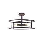 Quoizel Lighting NHR1720WT 5 Lights Western Bronze 500W New Harbor Semi-Flush Mount