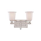 Quoizel Lighting NL8602BN 2 Lights Brushed Nickel 200W Nicholas Bath Light