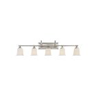 Quoizel Lighting NL8605BN 5 Lights Brushed Nickel 500W Nicholas Bath Light