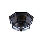 Quoizel Lighting NY1794K 3 Lights Mystic Black 120W Newbury Outdoor Lantern