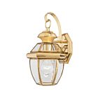 Quoizel Lighting NY8315B 1 Light Polished Brass 150W Newbury Outdoor Lantern