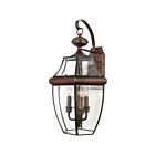 Quoizel Lighting NY8318AC 3 Lights Aged Copper 180W Newbury Outdoor Lantern