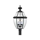 Quoizel Lighting NY9045K 4 Lights Mystic Black 240W Newbury Outdoor Lantern