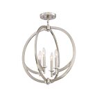 Quoizel Lighting ON1718BN 4 Lights Brushed Nickel 240W Orion Semi-Flush Mount