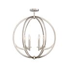 Quoizel Lighting ON1724BN 6 Lights Brushed Nickel 360W Orion Semi-Flush Mount