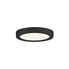 Quoizel Lighting OST1708EK Earth Black Outskirts LED Flush Mount