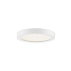 Quoizel Lighting OST1708W White Lustre Outskirts LED Flush Mount