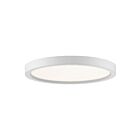 Quoizel Lighting OST1711W White Lustre Outskirts LED Flush Mount