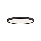 Quoizel Lighting OST1720EK Earth Black Outskirts LED Flush Mount