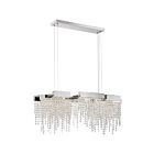 Quoizel Lighting PCCL1033PK Polished Nickel Crystal Falls Island LED Chandelier
