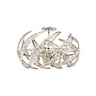 Quoizel Lighting PCCN1724PK 6 Lights Polished Nickel 360W Crescent Semi-Flush Mount