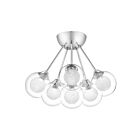 Quoizel Lighting PCSB1716C 6 Lights Polished Chrome 240W Spellbound Semi-Flush Mount