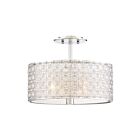Quoizel Lighting PCVY1714C 3 Lights Polished Chrome 300W Verity Semi-Flush Mount