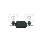 Quoizel Lighting PRUC8617MBK 2 Lights Matte Black 200W Pruitt Bath Light