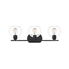 Quoizel Lighting PRUC8626MBK 3 Lights Matte Black 300W Pruitt Bath Light
