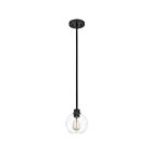 Quoizel Lighting PRUS1507MBK 1 Light Matte Black 100W Pruitt Mini Pendant