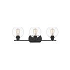 Quoizel Lighting PRUS8626MBK 3 Lights Matte Black 300W Pruitt Bath Light