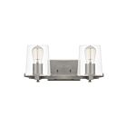 Quoizel Lighting PRY8616AN 2 Lights Antique Nickel 200W Perry Bath Light