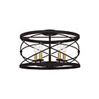 Quoizel Lighting PTT1719PN 5 Lights Palladian Bronze 300W Potts Semi-Flush Mount