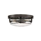 Quoizel Lighting QF3411PN 3 Lights Palladian Bronze 120W Outpost Flush Mount