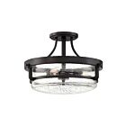 Quoizel Lighting QF3515PN 3 Lights Palladian Bronze 180W Outpost Semi-Flush Mount