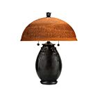 Quoizel Lighting QJ6781TR 2 Lights Teco Rossa 120W Glenhaven Table Lamp