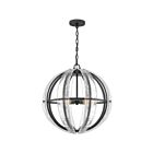 Quoizel Lighting QOP5179MBK 4 Lights Matte Black 400W Dre Pendant