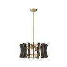 Quoizel Lighting QOP5196AB 4 Lights Aged Brass 400W Cordelia Pendant