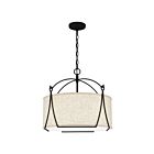 Quoizel Lighting QOP5355EK 4 Lights Earth Black 400W Adeline Pendant