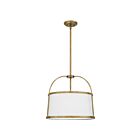 Quoizel Lighting QP5342WS 4 Lights Weathered Brass 400W York Pendant
