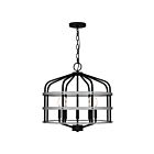 Quoizel Lighting QP5346MBK 5 Lights Matte Black 300W Avignon Pendant