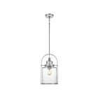 Quoizel Lighting QPP2782BN 1 Light Brushed Nickel 100W Payson Mini Pendant